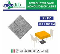 Tovaglie Coprimacchia 25 / 50 Qtà Tessuto Non Tessuto Juta Antracite Per Tavoli