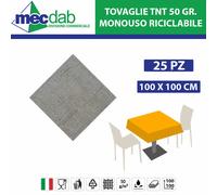 Tovaglie Coprimacchia 25 / 50 Tovaglie In TNT Juta Caffè - Per Tavoli