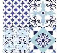 Tovaglie Coprimacchia Panarea Azzurre Airlaid 100x100 cm 20 pz Roial Ristorante