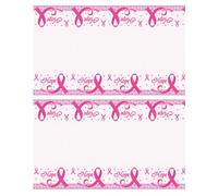 Tovaglie rosa per feste - Tovaglia da tavolo con nastro rosa speranza impermeabile per donna | Tovaglia rettangolare portatile per la decorazione della tavola, regali per feste, feste di