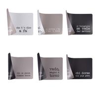 Villa d'Este Home Tivoli Set 6 Tovaglietta 45x30cm, in plastica PP, double face, S.P.Q.eRe