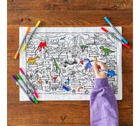 Tovaglietta da viaggio Doodle da colorare