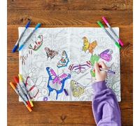 Tovaglietta da viaggio Doodle da colorare