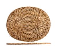Tovaglietta H&H 45X35 Ovale Rattan