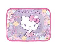 Tovaglietta Hello Kitty per Bambini - Impermeabile, Lavabile, Ripiegabile, Tovaglietta Protettiva per Tavolo, 30x40 cm, Sottopiatto per Colazione, Pranzo e Merenda, Design Hello Kitty per Bambine