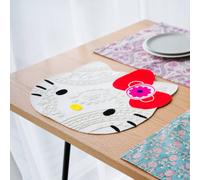 Tovaglietta Hello Kitty Traditional Craft H33 x L37,5 NUOVA dal GIAPPONE MAYG...
