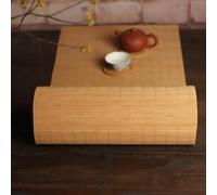 Tovaglietta in bambù naturale, set da tè Kung Fu, tovaglietta fatta a mano, tappeto per la decorazione della casa