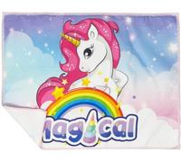 Tovaglietta in Tessuto Bambina Per Unicorno Fan, 40x30cm, Pranzo, per il Tempo Libero e la Scuola, Pieghevole