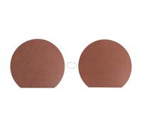 Tovaglietta mezzaluna double face, ruggine, Horeca