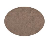 TOVAGLIETTA OVALE ZIC ZAC TRUMAN PELLE VEGANA MARRONE SCURO