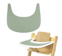 Tovaglietta per seggiolone, in silicone resistente, pulita e igienica, per accessori per seggioloni Tripp Trapp, adatta per vassoio seggiolone per Tripp Trapp (verde)
