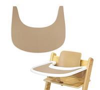 Tovaglietta per seggiolone, resistente, in silicone, pulita e igienica, per accessori per seggiolone Tripp Trapp, adatta per vassoio seggiolone per Tripp Trapp (Khaki)