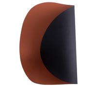 Tovaglietta triangolare double face, cognac e nero, Horeca Stone