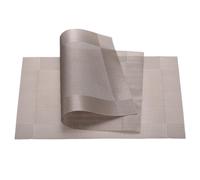 Tovagliette 450x300mm 8pz PVC Tavolo Lavabile Tessuto Tovaglietta,Oro Marrone