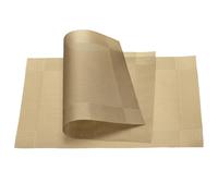 Tovagliette 450x300mm 8pz PVC Tavolo Lavabile Tessuto Tovaglietta,Oro Tono
