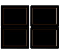 Tovagliette all'Americana Classic Black di Pimpernel - Set di 4 (Grandi)