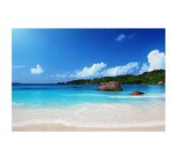 Tovagliette all'americana con paradiso tropicale, termoisolanti, lavabili, per cucina, interni ed esterni, feste, 45 x 30 cm, 1 pezzo