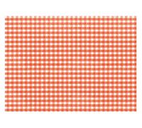 Tovagliette di carta, 43 x 30 cm, 50 pezzi, usa e getta, formato DIN A3, a quadretti, versatili, per matrimoni, compleanni e uso quotidiano, colore: rosso e bianco