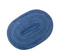 Tovagliette e sottobicchieri, Tovagliette 4 pezzi multicolori, dimensioni multiple(4 Pcs Blue,35x50 cm)