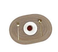 Tovagliette e sottobicchieri, Tovagliette 4 pezzi multicolori, dimensioni multiple(4 Pcs Brown,30x45 cm)