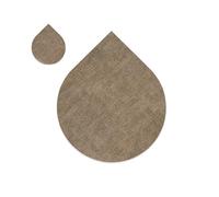 Tovagliette E Sottobicchieri Tovagliette In Pelle Antiscivolo Lavabili E Resistenti Al Calore, Con Trama Intrecciata A Goccia, Per Le Vacanze Di Natale, Grigio Scuro, 38x46CM/10x12CM,Marrone