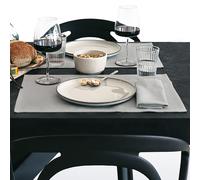 Tovagliette Gioele in cotone 35x50, Set da 2, Grigio chiaro