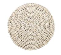 Tovagliette intrecciate, 10-33CM Woven Placemats, Round Placemats Rattan Placemats, Wicker Corn Husk Placemats(Elliptic 26 * 38cm)