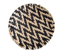 Tovagliette intrecciate, 20-30CM Natural Hand-Woven Placemats Round Boho Rattan Placemats Water Hyacinth Placemats(A5,30cm)