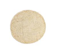 Tovagliette intrecciate, 38cm Round Woven Placemats, Boho Rattan Placemats Natural Hand-Woven Placemats(Natural2 38cm)