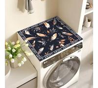 Tovagliette Lavabili Blu Marino Copri Lavatrice Per Interno Per Top - Antiscivolo Tappetino Lavatrice - Tappeto Assorbente In Diatomee Per Tovagliette, Cucine, Bagni35*45Cm