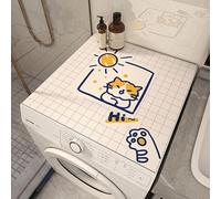 Tovagliette Lavabili Gatto Carino Copri Lavatrice Per Interno Per Top - Antiscivolo Tappetino Lavatrice - Tappeto Assorbente In Diatomee Per Tovagliette, Cucine, Bagni35*45Cm