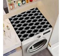 Tovagliette Lavabili Onda Nera Copri Lavatrice Per Interno Per Top - Antiscivolo Tappetino Lavatrice - Tappeto Assorbente In Diatomee Per Tovagliette, Cucine, Bagni35*45Cm
