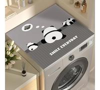 Tovagliette Lavabili Panda Grigio Copri Lavatrice Per Interno Per Top - Antiscivolo Tappetino Lavatrice - Tappeto Assorbente In Diatomee Per Tovagliette, Cucine, Bagni35*45Cm