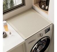Tovagliette Lavabili Striscia Beige Copri Lavatrice Per Interno Per Top - Antiscivolo Tappetino Lavatrice - Tappeto Assorbente In Diatomee Per Tovagliette, Cucine, Bagni35*45Cm
