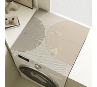 Tovagliette Lavabili Striscia Marrone Copri Lavatrice Per Interno Per Top - Antiscivolo Tappetino Lavatrice - Tappeto Assorbente In Diatomee Per Tovagliette, Cucine, Bagni35*45Cm