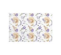 Tovagliette Lavanda Stile provenzale rustico e carino Set di 6 tovagliette resistenti al calore per tavolo da pranzo da cucina Tovagliette lavabili lavabili
