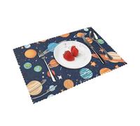 Tovagliette per tavolo da pranzo, set di 4 tovagliette per cucina, ristoranti, caffè, decorazione per sala da pranzo, 30,5 x 45,7 cm