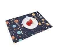 Tovagliette per tavolo da pranzo, set di 4 tovagliette per cucina, ristoranti, caffè, decorazione per sala da pranzo, 30,5 x 45,7 cm