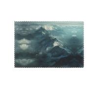Tovagliette per tavolo da pranzo Set di 6 30,5 x 45,7 cm AKGFFDS Mountains tra le nuvole Stampa per hotel e banchetti di famiglia