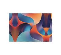 Tovagliette per tavolo da pranzo Set di 6 30,5 x 45,7 cm AKGFFDS Uno scontro di colori Stampa per hotel Banchetto di famiglia