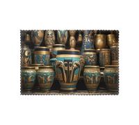 Tovagliette per tavolo da pranzo Set di 6 30,5 x 45,7 cm YTUOPWE Egyptian Magic Jar Immagine per hotel Famiglia Banchetto
