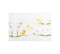 Tovagliette per tavolo da pranzo Set di 6 30,5 x 45,7 cm YTUOPWE Happy singing bird Immagine per hotel Famiglia Banchetto