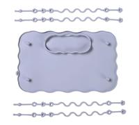 Tovagliette riutilizzabili in silicone per uso alimentare Tovagliette per bambini Tovagliette da pranzo per bambini Piatto per l'alimentazione del bambino con cinturino Tappetino da pranzo in silicone