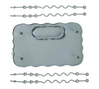 Tovagliette riutilizzabili in silicone per uso alimentare Tovagliette per bambini Tovagliette da pranzo per bambini Piatto per l'alimentazione del bambino con cinturino Tappetino da pranzo in silicone