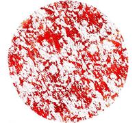 Tovagliette Rotonde Rosse, 12 Pezzi Tovagliette Colazione Sottopiatti Rotondi Rete Placemats, Tappetini da Pranzo in Lamina d'oro, Decorazione per Tavolo da Pranzo, Cucina, Ristorante, Matrimoni