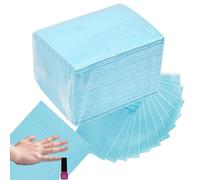Tovagliette usa e getta per, 50 pezzi, impermeabili e assorbenti, per professionisti della manicure, resistenti, 3 strati, per gel e smalto acrilico, morbidi cuscinetti delicati sulla pelle