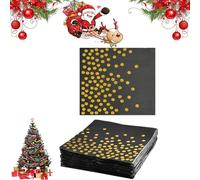 Tovaglioli Carta Oro Puntini Dorati,Festa Decorazioni Tovaglioli di Carta,Tovaglioli per Feste,per Anniversario,Festa di compleanno,Matrimonio,San Valentino,20 Pezzi