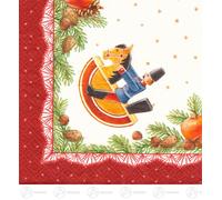 Tovaglioli Cavaliere (20) B= x H = Ca 33 Cmx33 CM Nuovo Erzgebirge