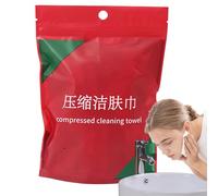 Tovaglioli compressi in cotone - 20 compresse di asciugamani per il viso, cotone assorbente leggero e portatile, confezionati singolarmente, design compatto | Facile cura personale di viaggio