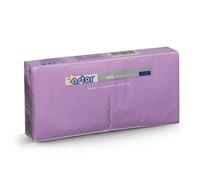 Tovaglioli da cocktail in carta di pura cellulosa 2 veli 25x25 lilla